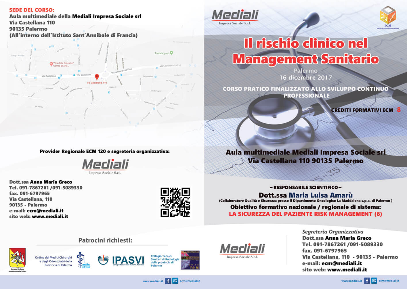 Brochure Il rischio clinico nel management Sanitario - Mediali.it