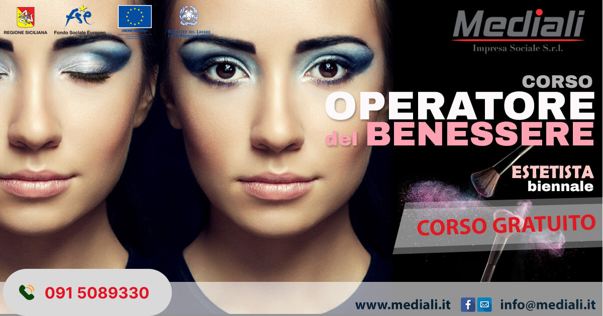 Corso Gratuito per Operatore del benessere (Estetista) biennale