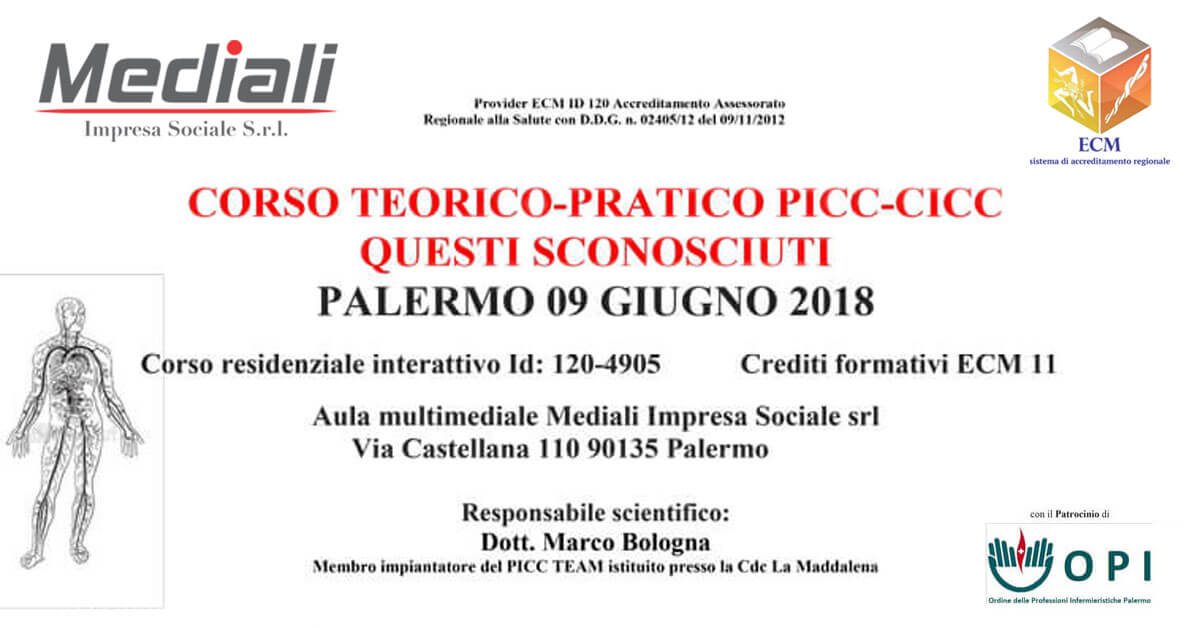 Corso Teorico-Pratico PICC-CICC questi sconosciuti
