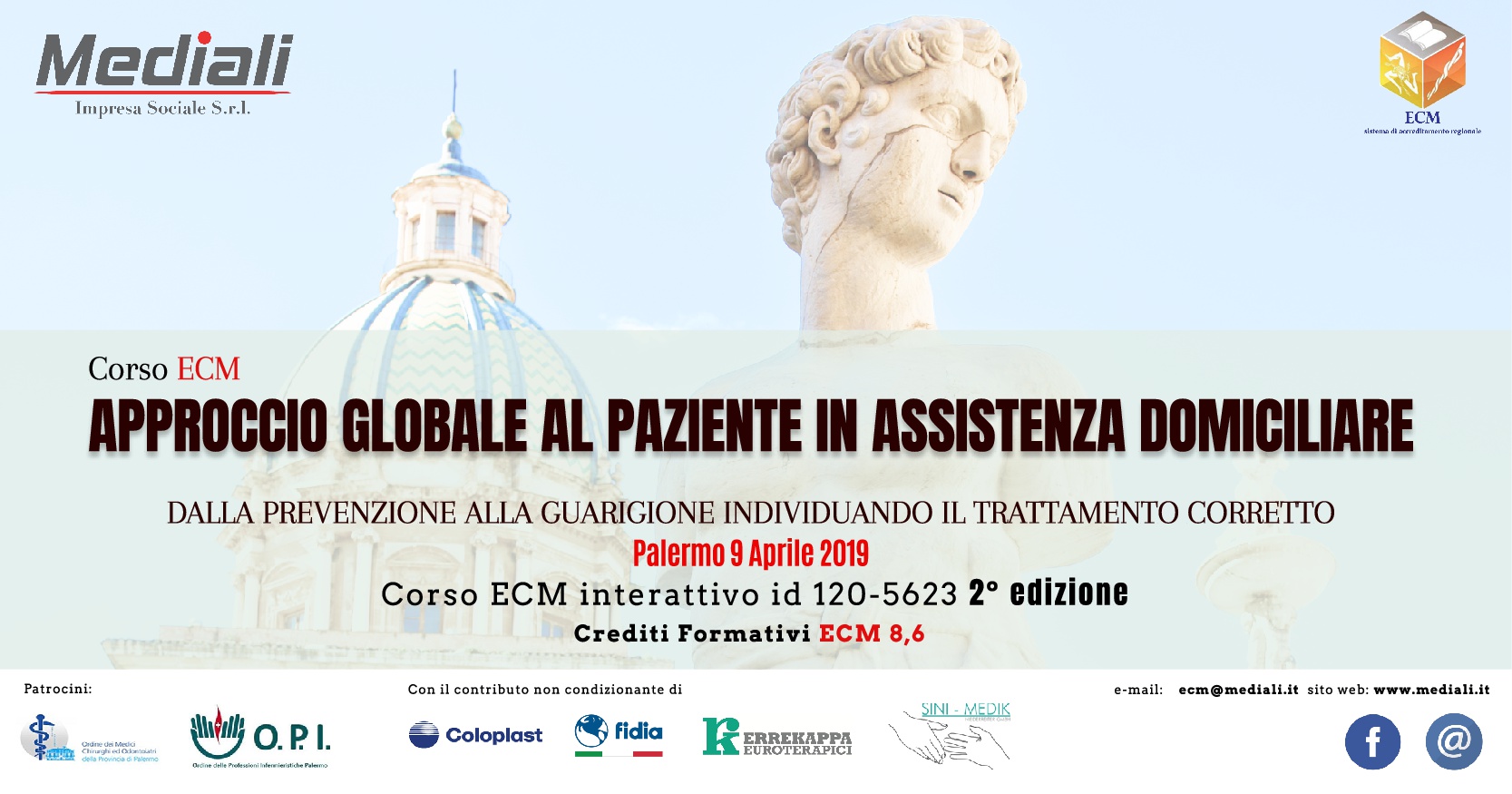 Corso ECM Approccio globale al paziente in assistenza domiciliare 2° Edizione