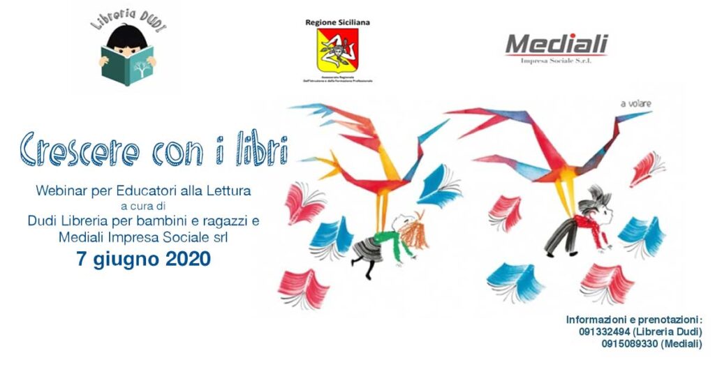 Evento Crescere con i libri educare alla lettura 7 giugno 2020