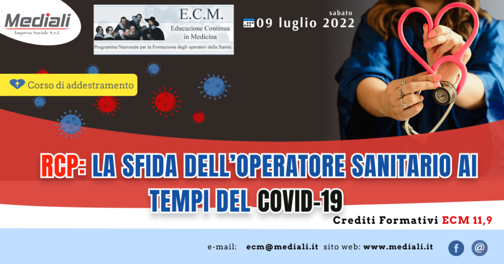Evento ECM RCP sfida dell'operatore sanitario ai tempi del Covid 19
